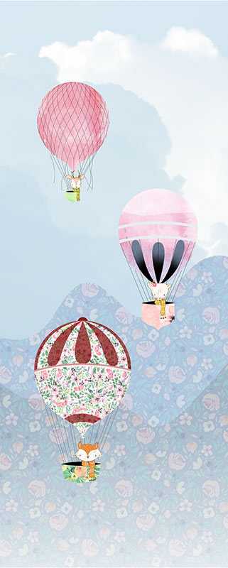 Digitaldrucktapete Happy Balloon