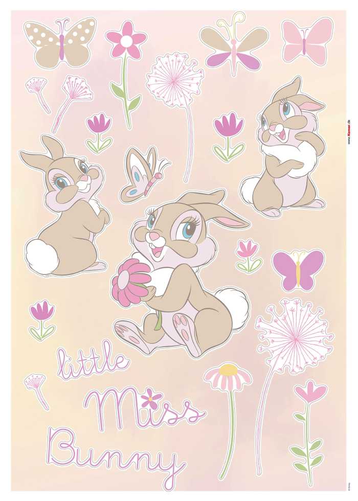 Wandtattoo Little Miss Bunny