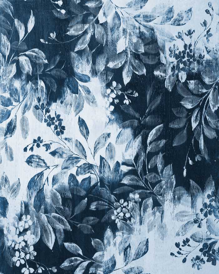Digitaldrucktapete Idyllic Indigo