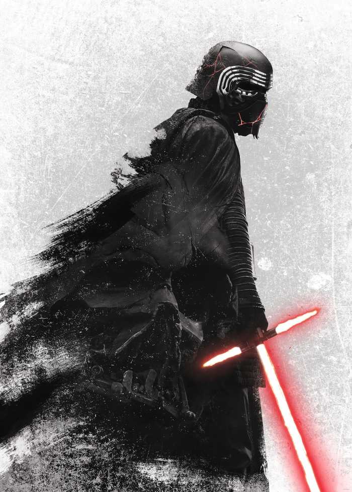 Digitaldrucktapete Star Wars Kylo Vader Shadow