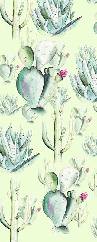 Digitaldrucktapete Cactus Green