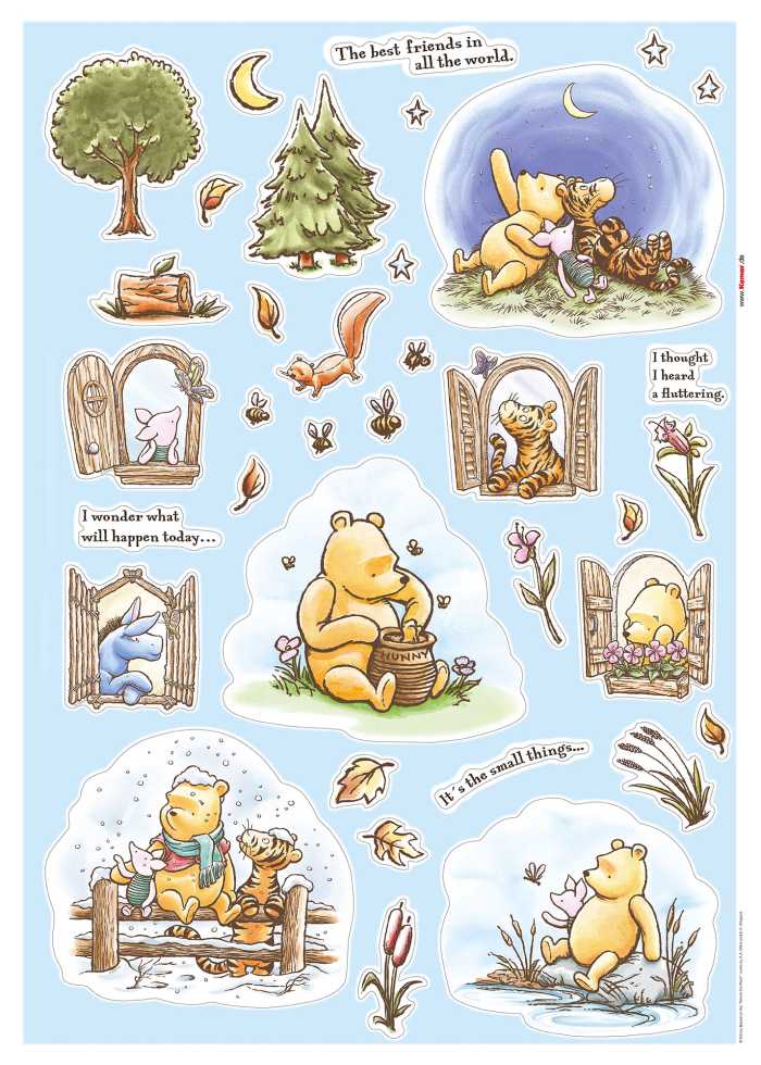 Wandtattoo Winnie the Pooh Adventures
