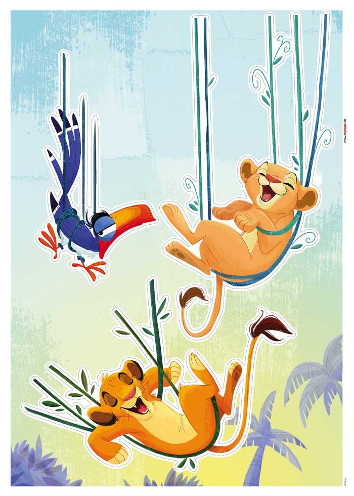 Wandtattoo Lion King Relax