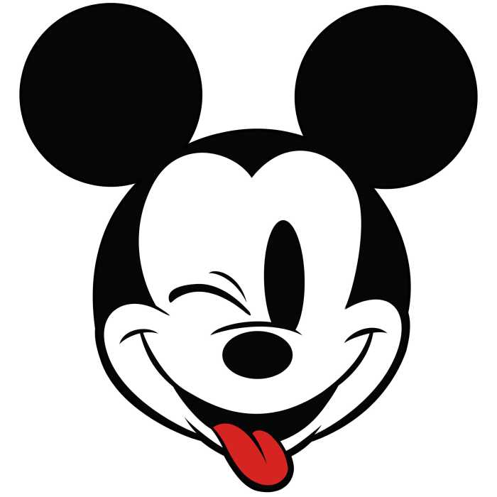 Wandtattoo Mickey Head Optimism