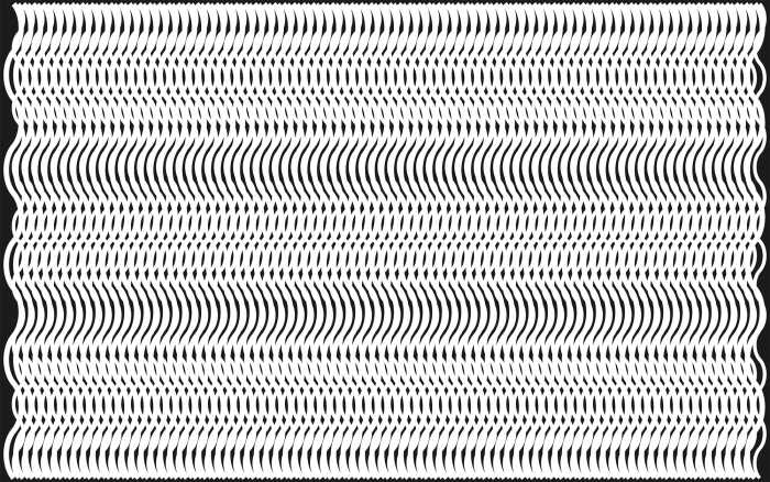 Digitaldrucktapete Screen white-black