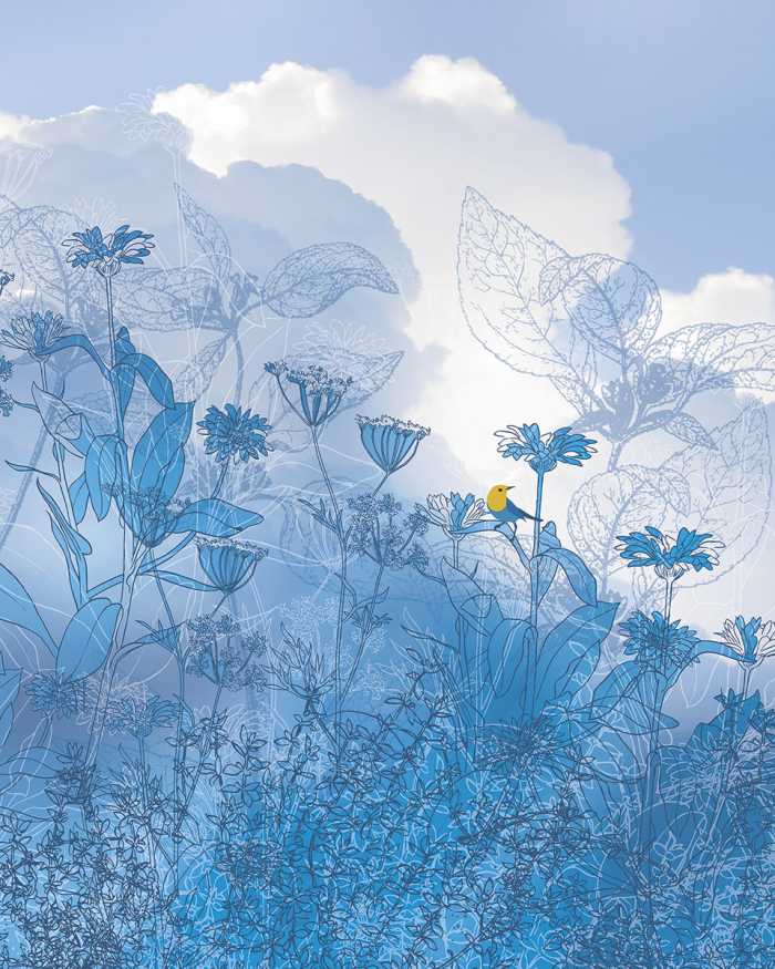Digitaldrucktapete Blue Sky