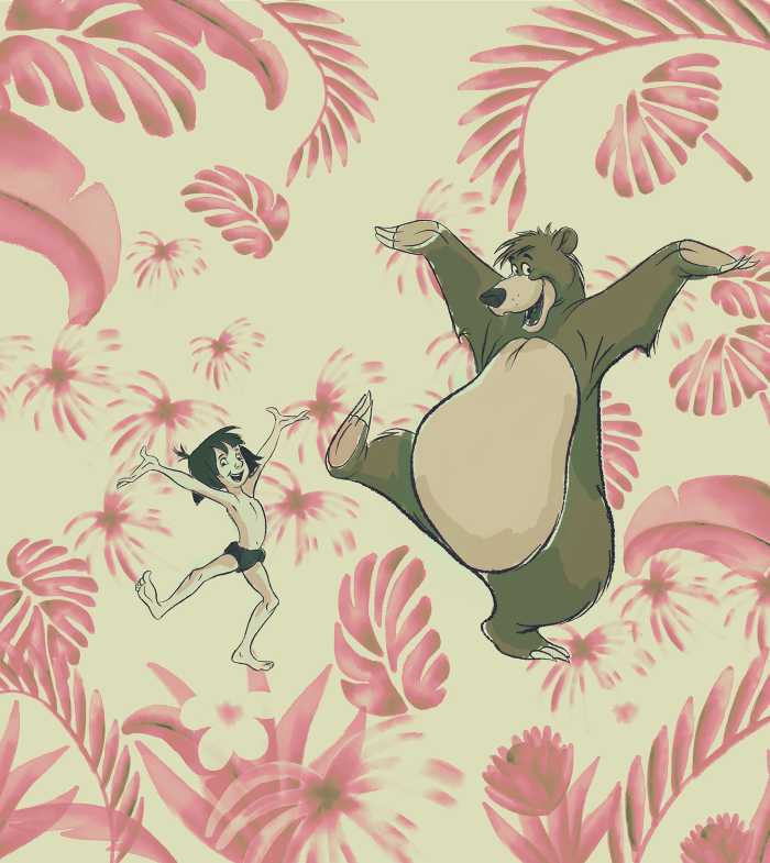 Digitaldrucktapete Dance the Jungle