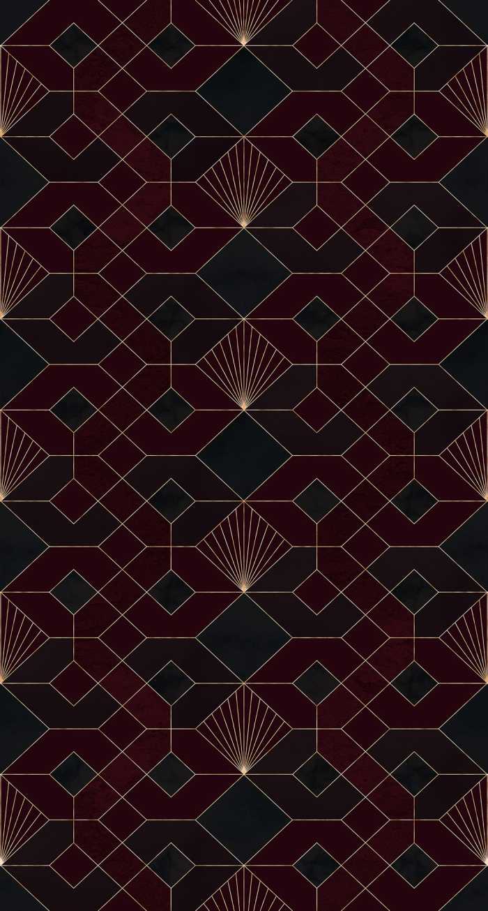 Digitaldrucktapete Coquilles Rouges