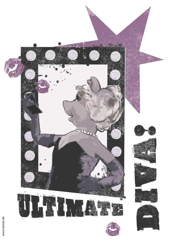 Wandtattoo Ultimate Diva