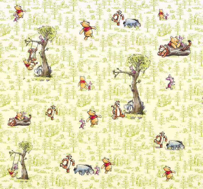 Digitaldrucktapete Winnie the Pooh Friends