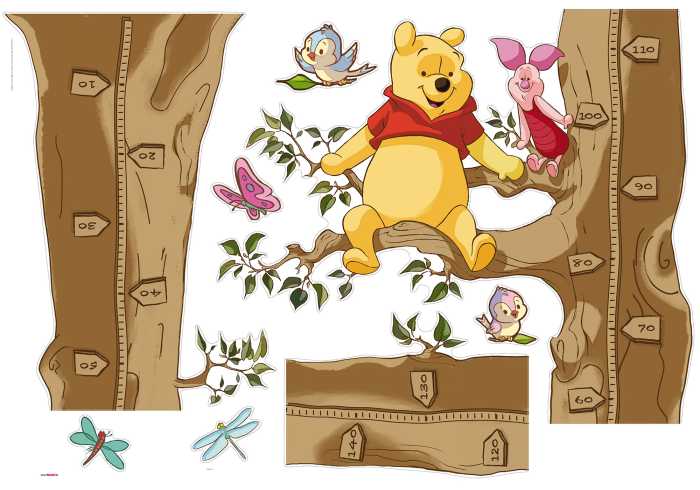 Wandtattoo Winnie the Pooh Size