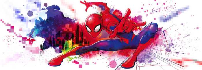 Fototapete Spider-Man Graffiti 