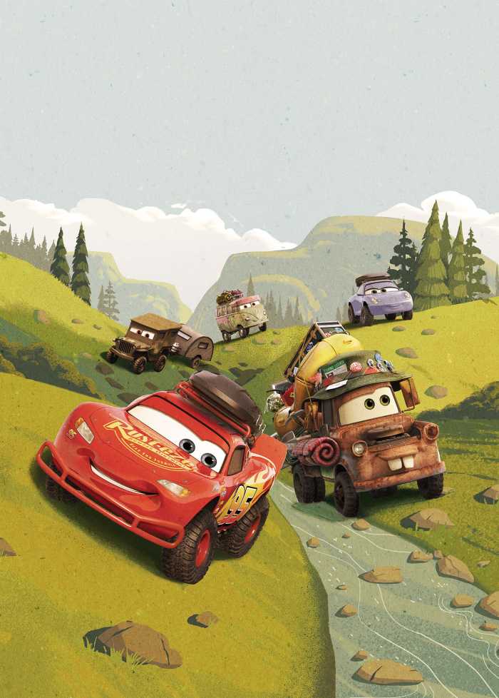 Digitaldrucktapete Cars Camping