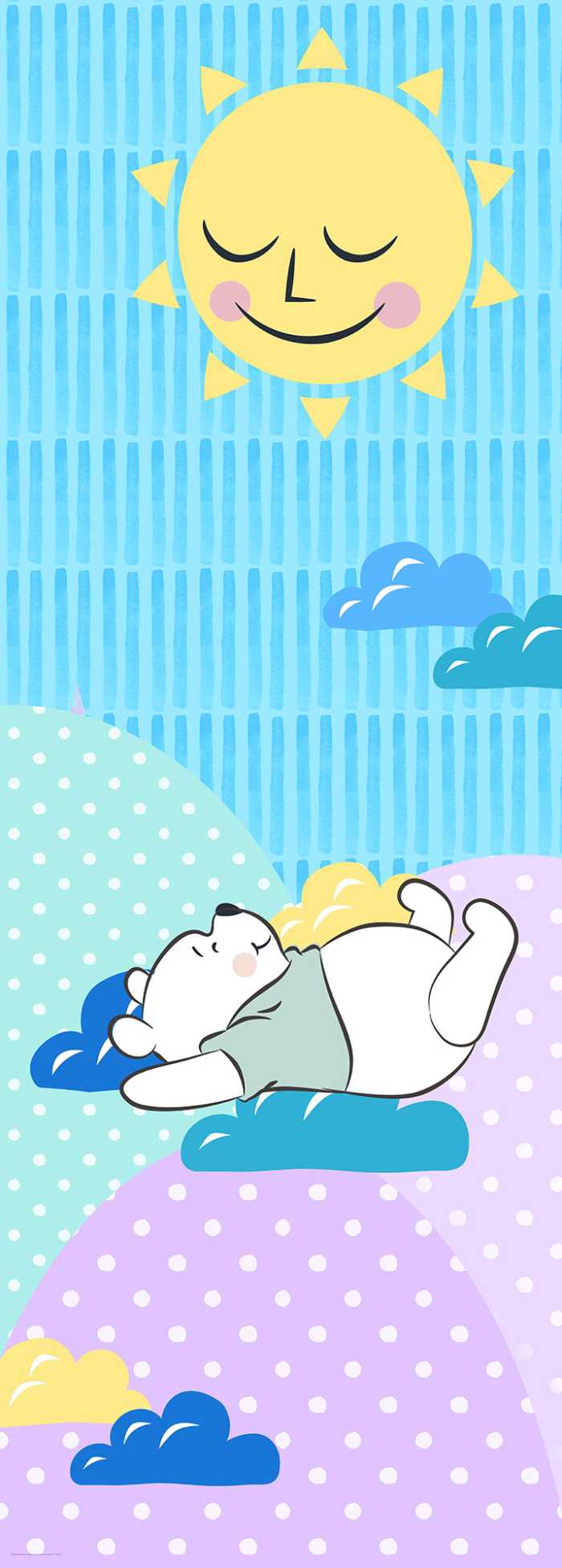 Digitaldrucktapete Winnie the Pooh Take a Nap