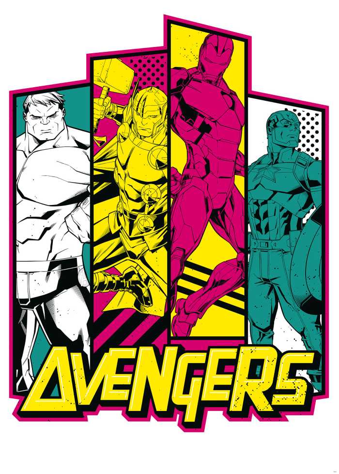 Digitaldrucktapete Avengers Flash