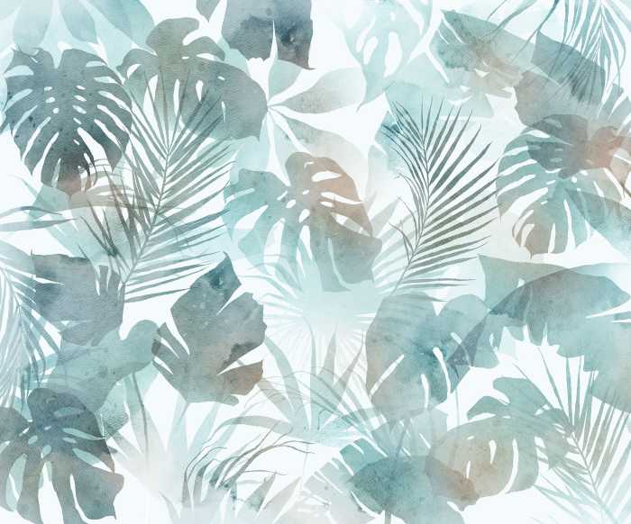 Digitaldrucktapete Aqua Flora