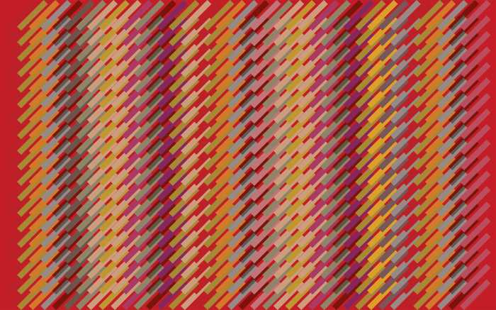 Digitaldrucktapete Structure Hatching red-red
