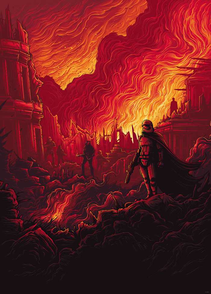 Digitaldrucktapete Star Wars First Order Purge