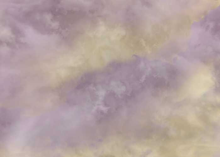 Digitaldrucktapete Lavender Clouds