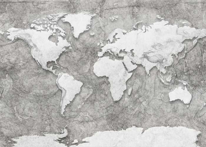 Digitaldrucktapete World Relief
