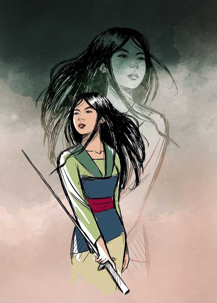 Digitaldrucktapete Brave Mulan