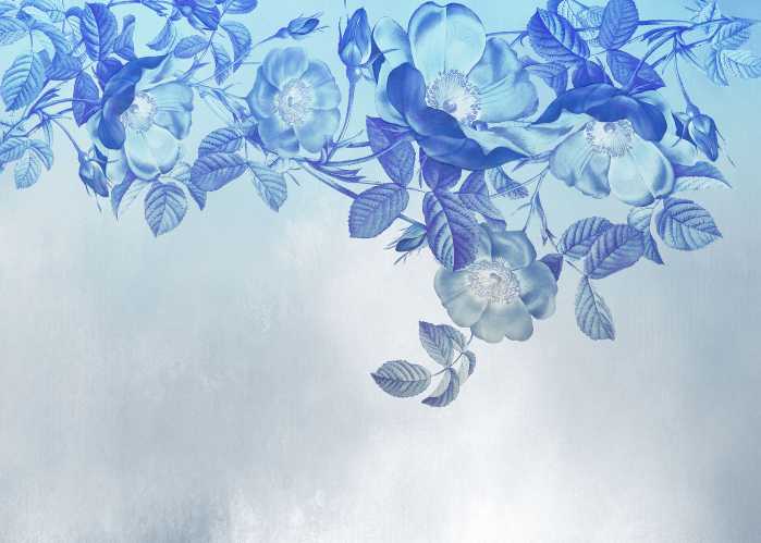 Digitaldrucktapete Blue Aura