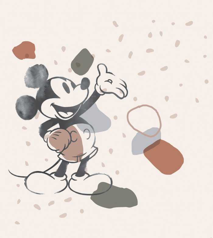 Digitaldrucktapete Mickey Organic Shapes