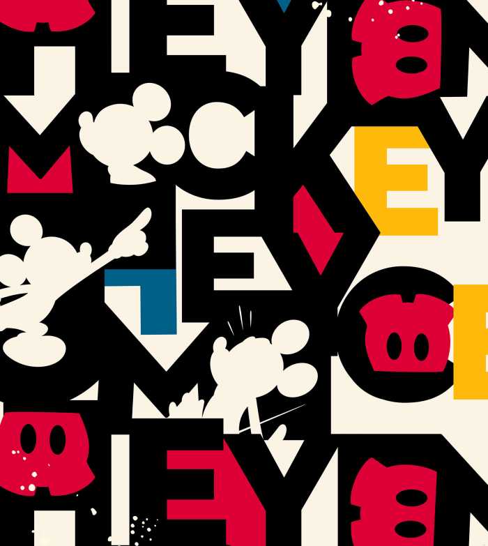 Digitaldrucktapete Mickey Mixup