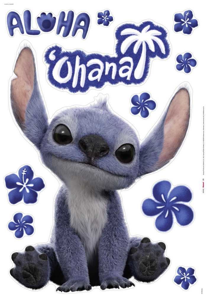 Wandtattoo Disney Lilo and Stitch Live Action Ohana
