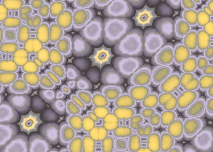 Digitaldrucktapete Fractal Flakes