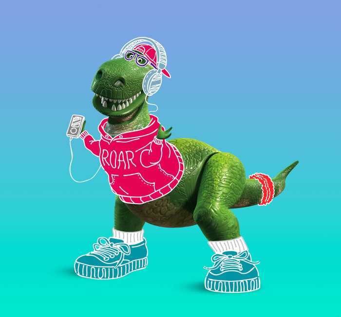 Digitaldrucktapete Toy Story Roar