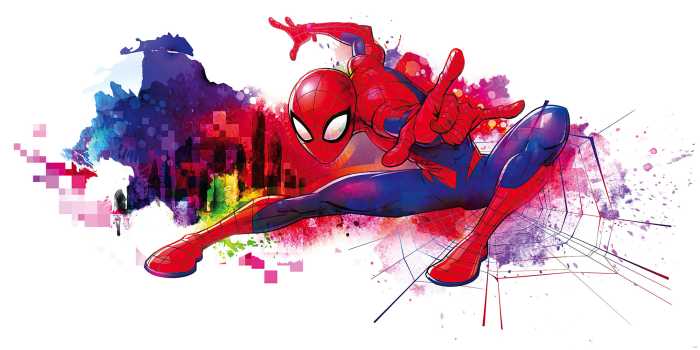 Digitaldrucktapete Spider-Man Graffiti Art