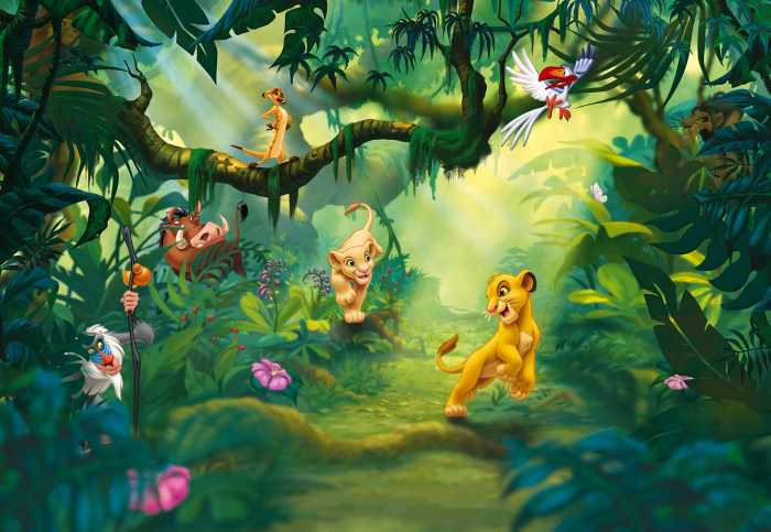 Fototapete Lion King Jungle