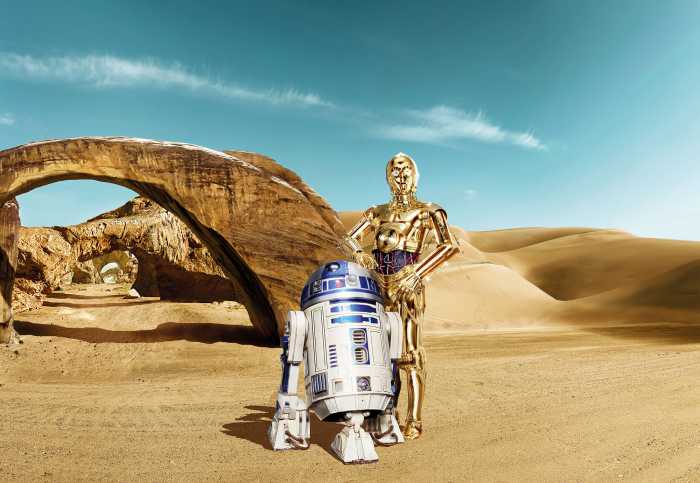 Fototapete Star Wars Lost Droids