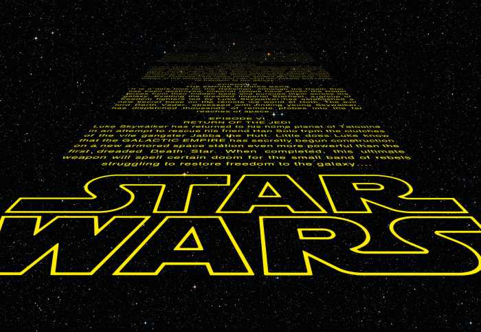 Fototapete Star Wars Intro