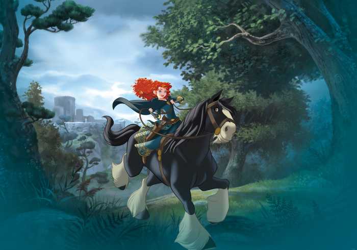 Digitaldrucktapete Merida Riding