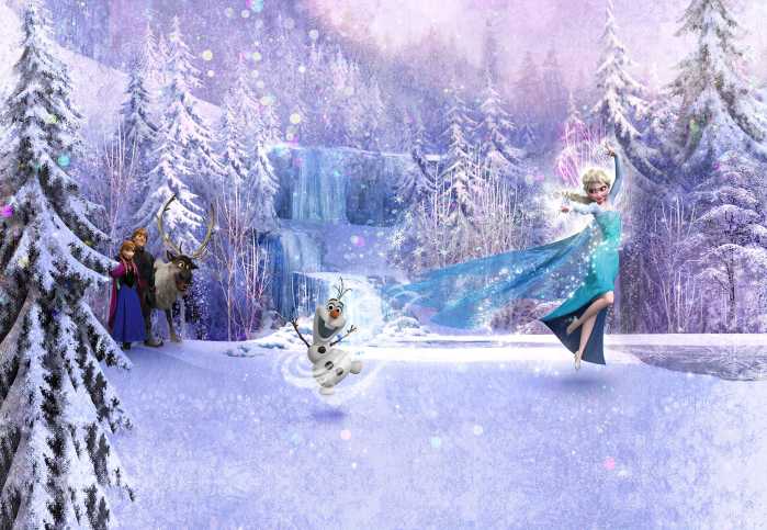 Fototapete Frozen Forest