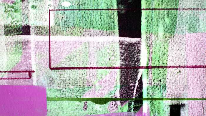 Digitaldrucktapete Frames Facing pink