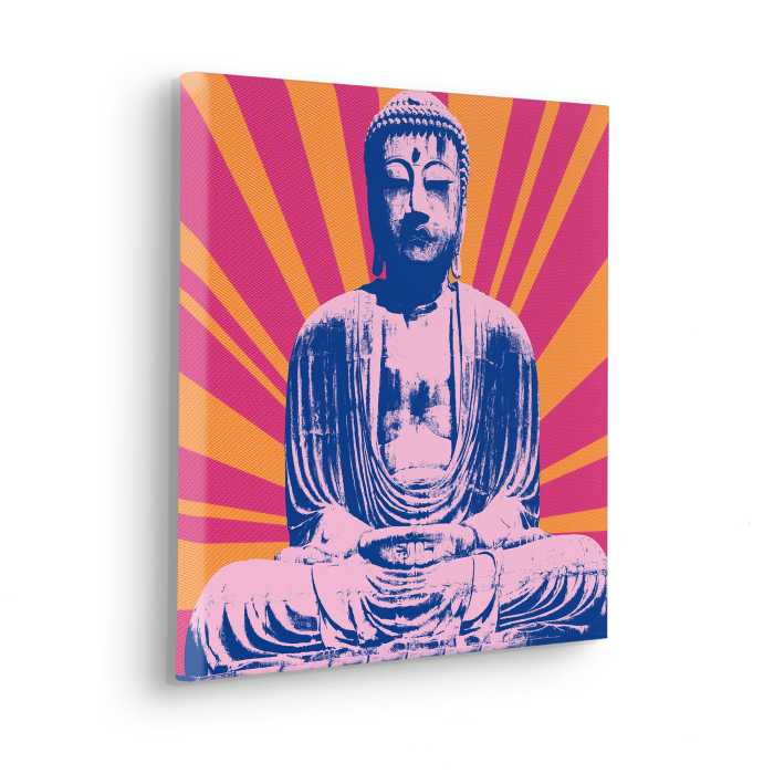 Vlies Leinwand Hippie Buddha
