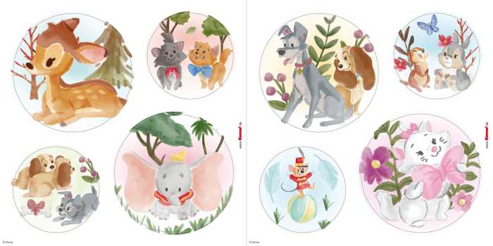 Fenstersticker Enchanted Forest Bubbles