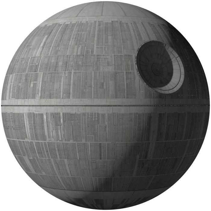 Wandtattoo Star Wars XXL Death Star