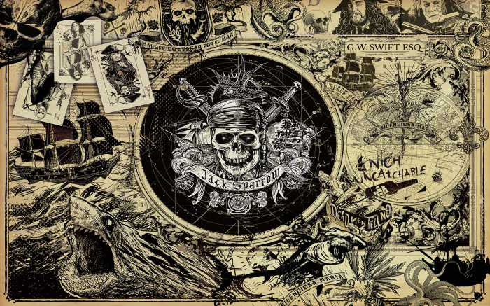 Digitaldrucktapete Pirates of the Caribbean 5