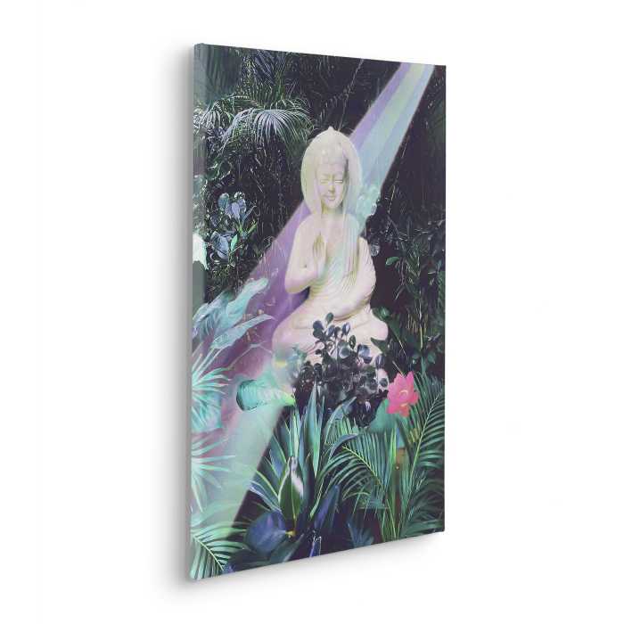 Vlies Bild auf Keilrahmen/ Echtholzrahmen Garden of Silence