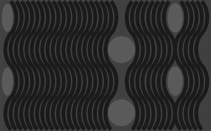Digitaldrucktapete Wave grey-blackgrey