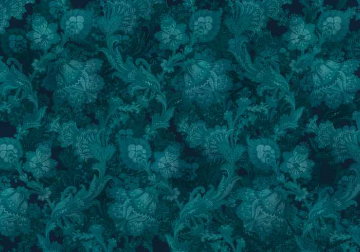Digitaldrucktapete Fleurs de Nuit