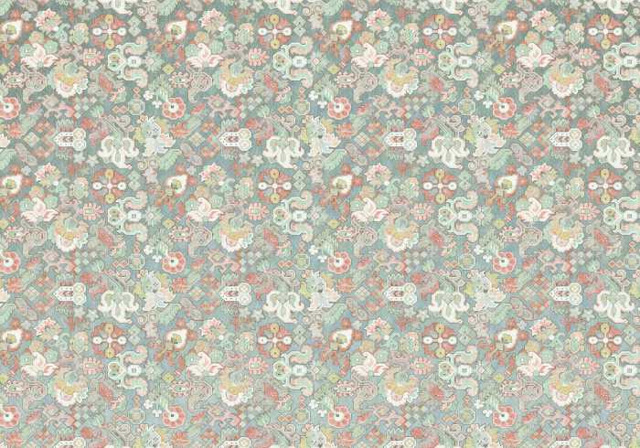 Digitaldrucktapete Fleurs d'Océan