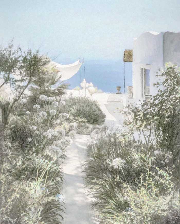 Digitaldrucktapete Côte d’Azur