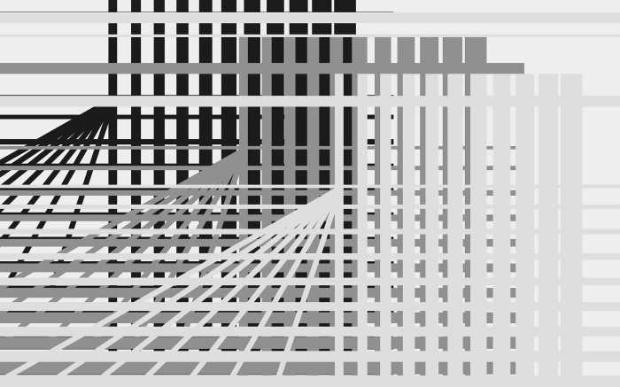 Digitaldrucktapete Way Out lightgrey-black