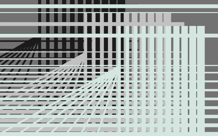 Digitaldrucktapete Way Out grey-iceblack