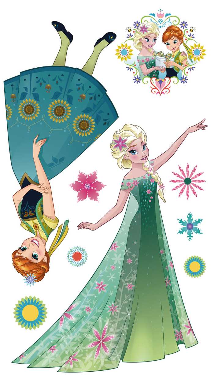 Wandtattoo Frozen Springtime XXL